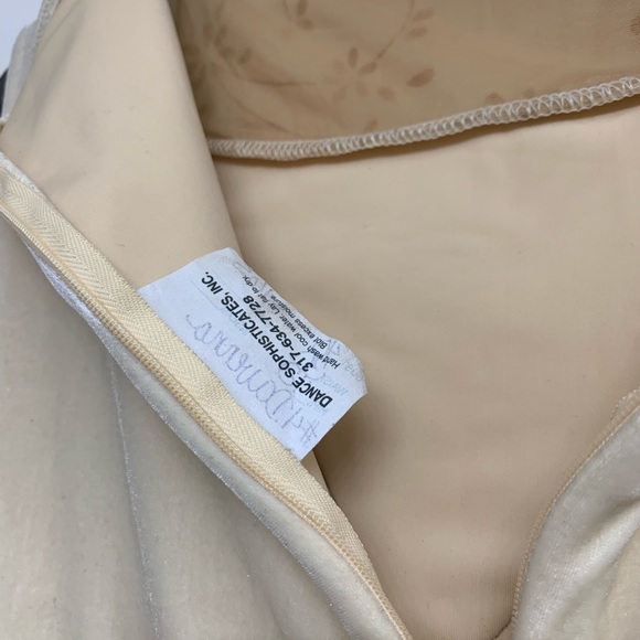 Gold pantsuit with skirt great for dance or Cosplay - Picture 2 of 4